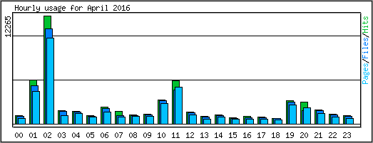 Hourly usage